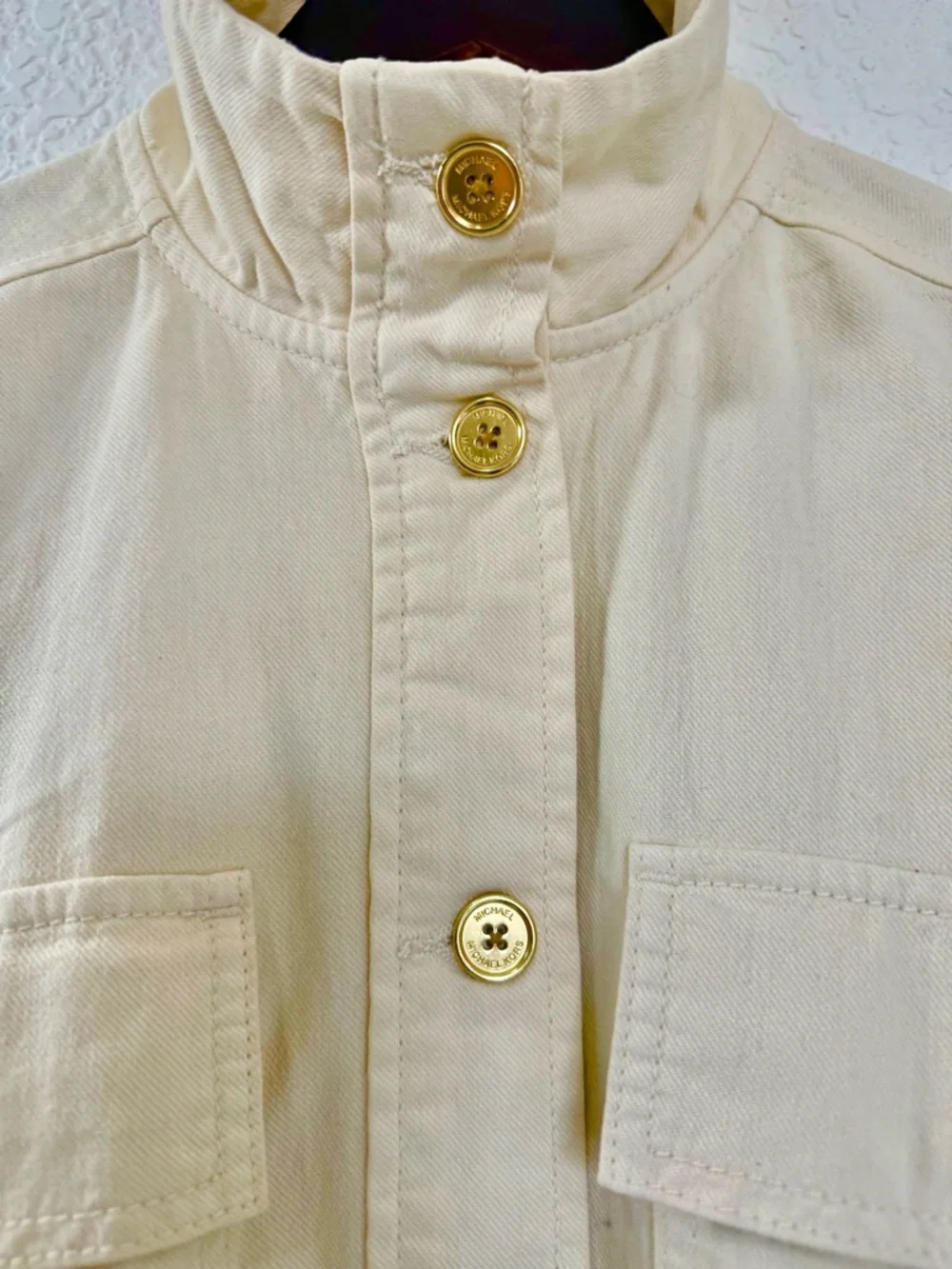 Michael Kors Utility Jacket | Safari Style | 100% Cotton | Size M - Picture 12 of 14